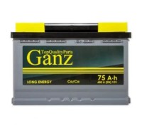 Аккумулятор GANZ Standart 75 A/ч обратная R+ 278x175x190 EN680 A GA750