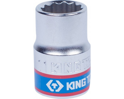 Головка двенадцатигранная 11 мм, 3/8" KING TONY 333011M