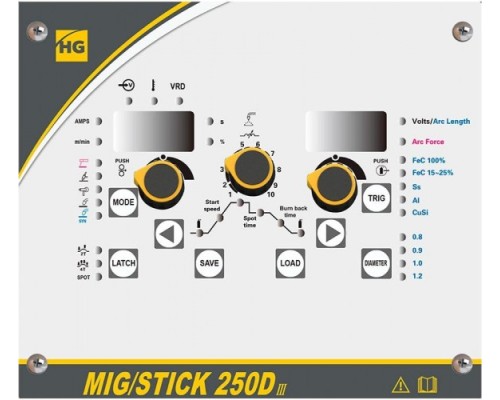 Сварочный полуавтомат HUGONG MIG/STICK 250D III [029653]