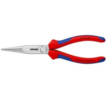 Длинногубцы KNIPEX KN-2612200SB с режущими кромками, 200 мм