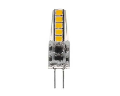 Лампа светодиодная REXANT 604-5006 капсульного типа JC-SILICON G4 12B 2Bт 2700K (сили Лампа светодиодная REXANT 604-5006 капсульного типа JC-SILICON G4 12B 2Bт 2700K (сили