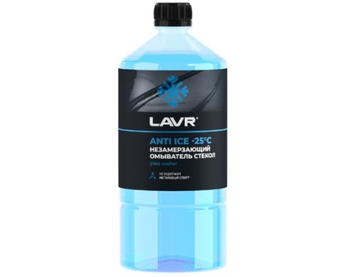 Жидкость стеклоомывающая LAVR Anti Ice (-25 град) 1 л Ln1310