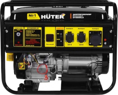 Электростанция бензиновая HUTER DY 8000 LX электростартер [64/1/19]