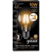 Лампа светодиодная GAUSS A60 filament а60 10w 930lm 2700к е27 шаг. диммирование [102802110-S]