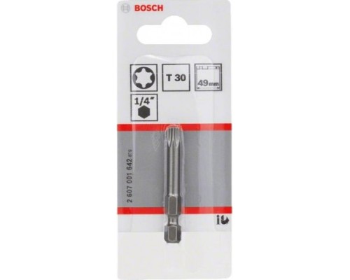 Бита для заворачивания BOSCH Extra Hard 49 мм T30 [2607001642]