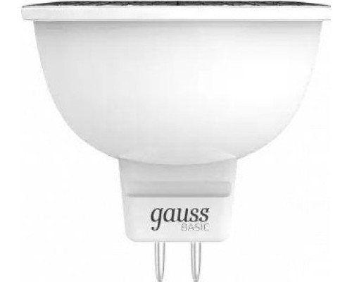 Лампа светодиодная GAUSS MR16 basic 6,5w 480lm 4100k gu5.3 led [1013527]