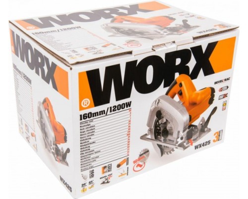 Пила циркулярная сетевая WORX WX425