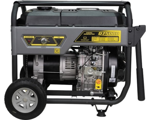 Электростанция дизельная с воздушным охлаждением LONCIN LCD7500D открытая 00-00154152