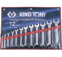 Набор ключей рожковых KING TONY 1112MR 12 предметов