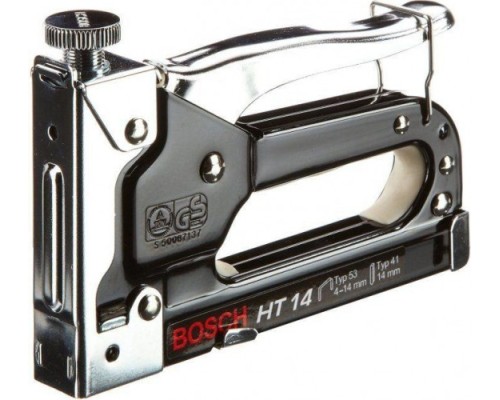 Скобозабиватель ручной BOSCH HT14 (скоба 53, 4-14 мм, штифт 41, 14 мм ) [0603038001]