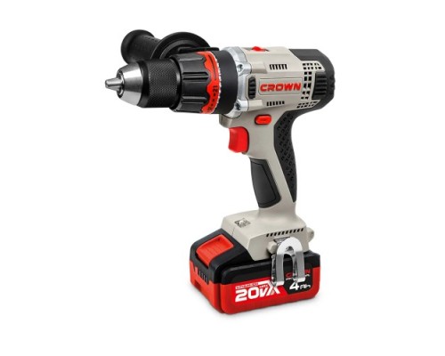 Дрель-шуруповерт аккумуляторная Crown CT21076HMX-4 BMC Дрель-шуруповерт аккумуляторная Crown CT21076HMX-4 BMC