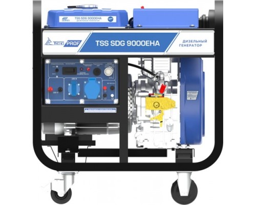 Электростанция дизельная с воздушным охлаждением ТСС SDG 9000 EHA открытая [100035]