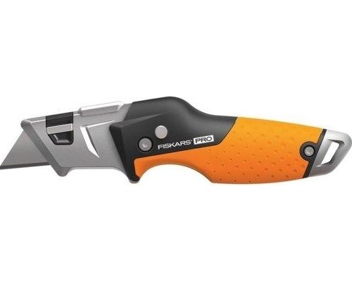 Нож строительный складной со сменным лезвием FISKARS CarbonMax 1027224 [1027224]