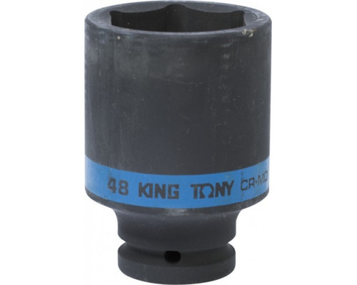Ударная головка шестигранная глубокая 3/4" KING TONY 643548M 48 мм