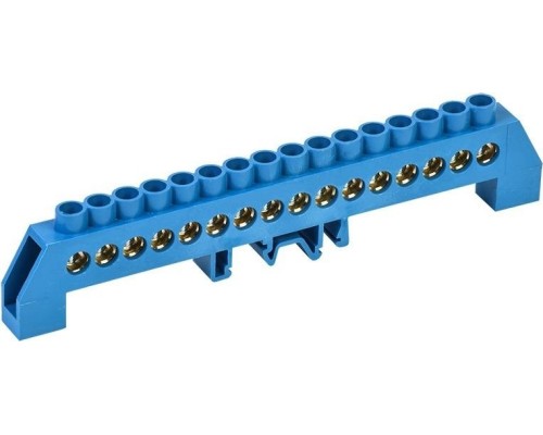 Шина REXANT 11-2320 «N» нулевая на din-рейку 8x12 мм 16 групп Шина REXANT 11-2320 «N» нулевая на din-рейку 8x12 мм 16 групп
