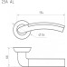 Ручка дверная НОРА-М 23 А Al комплект 