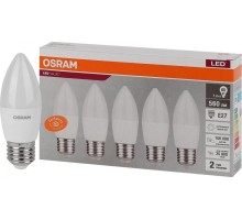 Лампа светодиодная Osram LED VALUE clb60 7sw/840 230v e27 (уп 5 шт) [4058075578043]