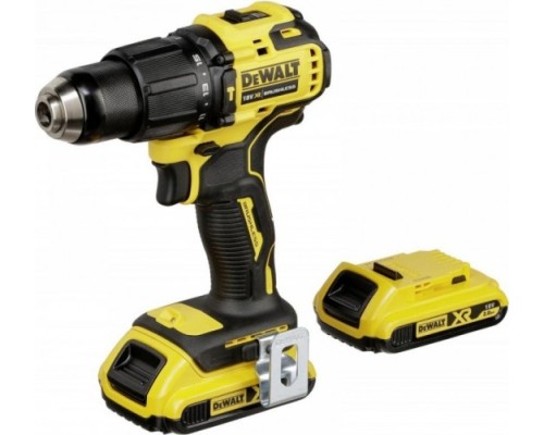 Дрель-шуруповерт аккумуляторная DeWALT DCD 709 D2T ударная, бесщеточная [DCD709D2T-QW]