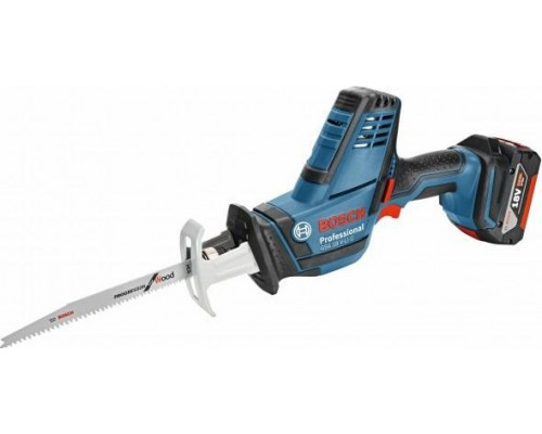 Пила сабельная аккумуляторная BOSCH GSA 18 V-LI C [0615990M3Y] 1х4,0Ач, картон