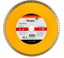 Алмазный диск универсальный Kranz KR-90-0135 отрезной Turbo волна 230x22,2x2,4x10мм