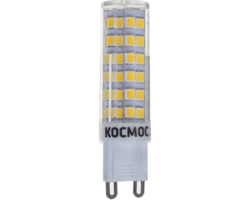 Лампа светодиодная КОСМОС LED 7Вт G9 220В 4500K керамика + пластик [LksmLED7WG9C4500pc]