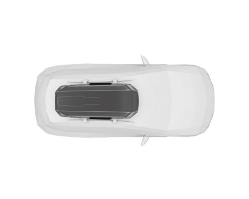 Бокс THULE Motion 3 L 194x89x43 см, титановый глянцевый, 450 л [639701]