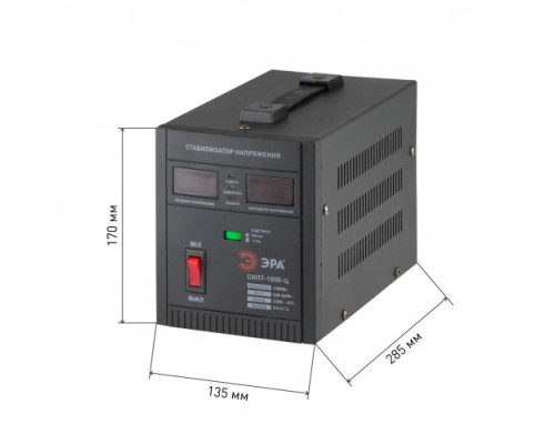 Стабилизатор напряжения однофазный ЭРА СНПТ-1000-Ц переносной Б0020158