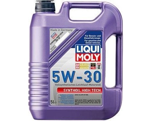 Масло моторное LIQUI-MOLY SAE 5W30 Synthoil High Tech 5 л 9077 синтетическое [9077]