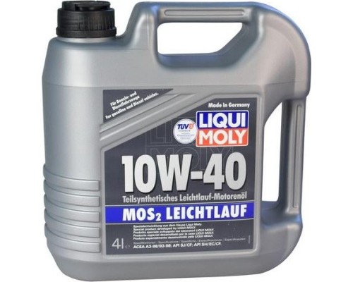 Масло моторное LIQUI-MOLY SAE 10W40 MoS2 Leichtlauf 4 л 1917 полусинтетическое [1917]