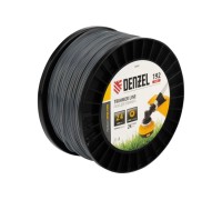 Леска триммерная Denzel EXTRA CORD двухкомпонентная круглая, 2,4 мм х 192 м. 96808