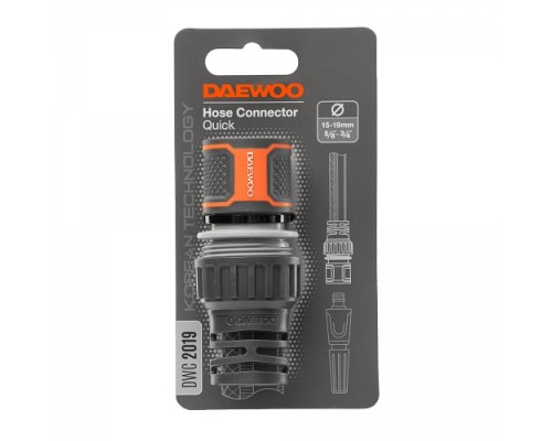 Коннектор DAEWOO DWC 2019 для шланга 15-19 мм (5/8”-3/4”)