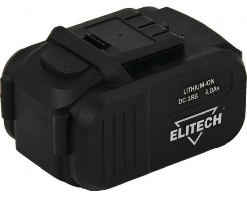 Аккумулятор ELITECH 18,0V 4.0 Ач Li-Ion 1820.067700 [188830]