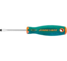 Отвертка шлицевая JONNESWAY D71S575 ANTI-SLIP GRIP, SL5.5х75 мм [049953]