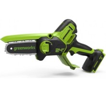 Пила цепная аккумуляторная GREENWORKS G24MCS10K2 2008207UA
