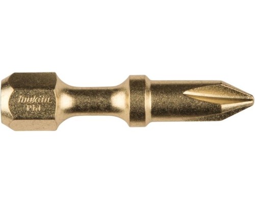 Бита для заворачивания MAKITA B-42189 Impact Gold Shorton PH1, 30 мм, E-form (MZ), 2 шт.