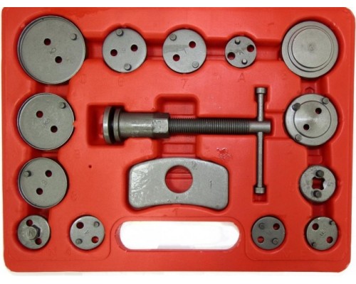 Инструмент сведения тормозных цилиндров AE&T TA-B1039 (15 предметов)