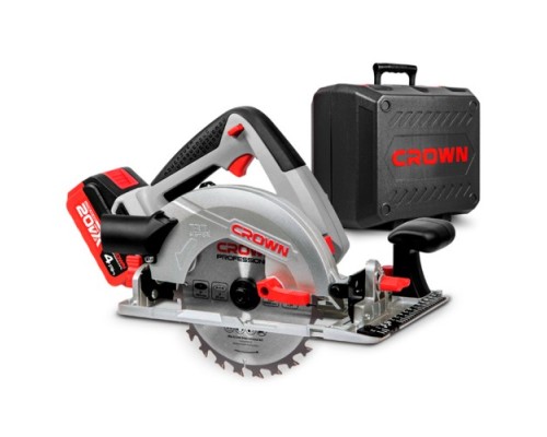 Пила циркулярная аккумуляторная Crown CT25002-165HX-4 BMC BL Пила циркулярная аккумуляторная Crown CT25002-165HX-4 BMC BL