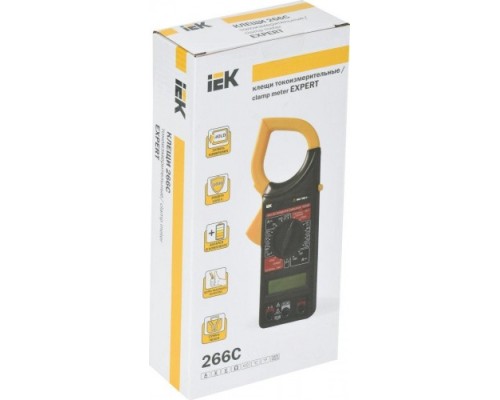 Клещи токоизмерительные IEK Expert 266C [TCM-1C-266]