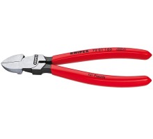 Бокорезы KNIPEX KN-7201160SB для пластика, пружина, 160 мм