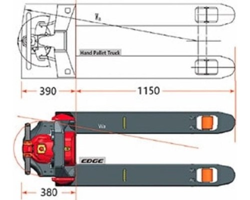 Тележка самоходная NOBLELIFT PT E15N 1,5 т, h-195 мм, Lit-ion 24В/20 Ач