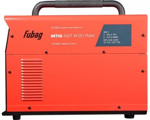 Сварочный инвертор FUBAG INTIG 400T W DC PULSE (31454) + горелка fb tig 18 5p 4m (38463) + блок ж [31454.1]