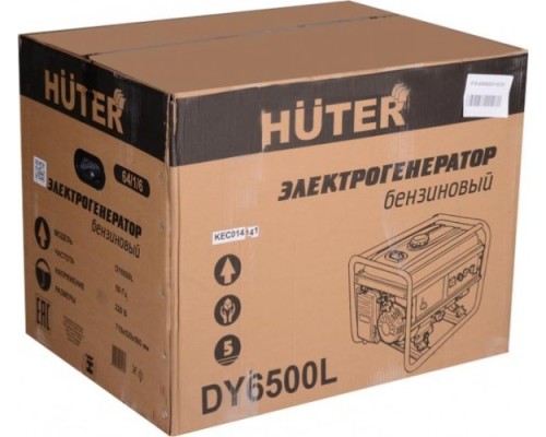 Электростанция бензиновая HUTER DY 6500 L [64/1/6]