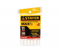 Стержень клеевой STAYER MASTER для (термоклеящих) пистолетов, 6шт, 11/100мм 0682-H6