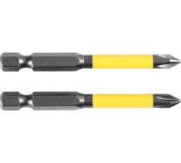 Бита для заворачивания KRAFTOOL INDUSTRIE PH1 торсионные, обточенные, 65мм, 2шт. 26101-1-65
