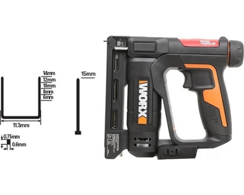 Скобозабиватель аккумуляторный WORX WX843