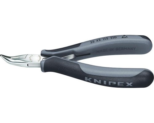 Круглогубцы прецизионные антистатические KNIPEX 3542115ESD 115 мм [KN-3542115ESD]