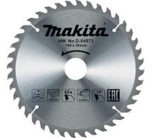 Пильный диск MAKITA 190х 40тх30 дерево  (D-64973) STANDARD D-64973