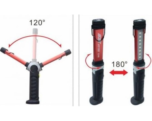 Лампа светодиодная JTC 5348 аккумуляторная, поворотная на магните [JTC-5348]