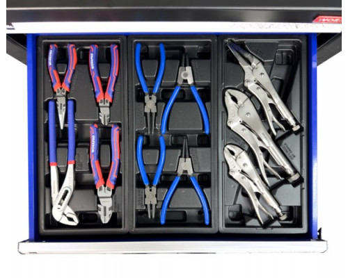 Тележка инструментальная WORKPRO WP285002A, 7 ящиков с 12 ложементами