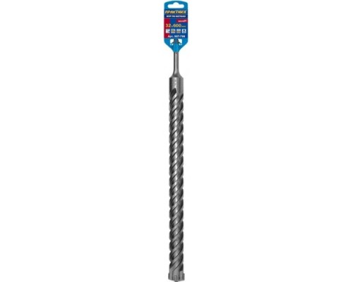 Бур SDS-plus ПРАКТИКА 32х550/600 мм х-тип серия Бур SDS-plus ПРАКТИКА 32х550/600 мм х-тип серия